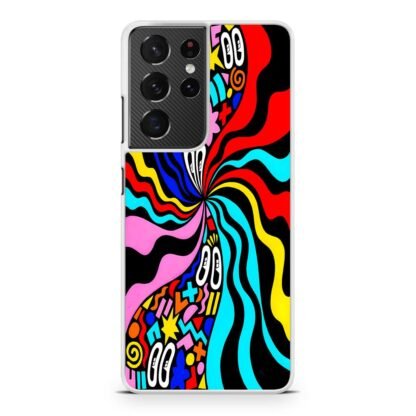 Pop Art Doodle Twister Cover Samsung Galaxy S21 / S21 Plus / S21 Ultra / S21 FE Case - Image 2