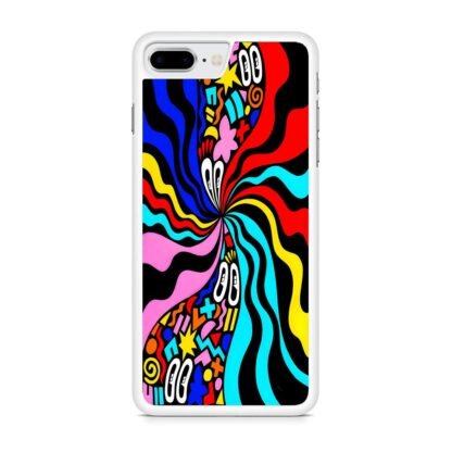Pop Art Doodle Twister Cover iPhone 7 Plus / 8 Plus Case - Image 2