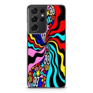 Pop Art Doodle Twister Cover Samsung Galaxy S21 / S21 Plus / S21 Ultra / S21 FE Case