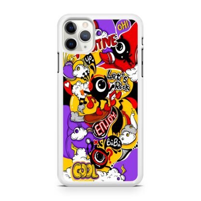 Positive Lets Rock Doodle Cover iPhone 12 / 12 Pro / 12 Pro Max / 12 Mini Case - Image 2