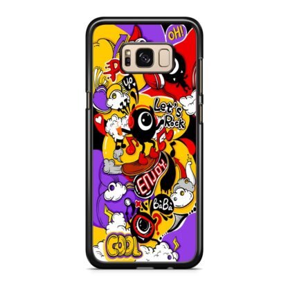 Positive Lets Rock Doodle Cover Samsung Galaxy S8 / S8 Plus Case