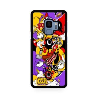 Positive Lets Rock Doodle Cover Samsung Galaxy S9 / S9 Plus Case