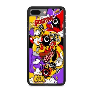 Positive Lets Rock Doodle Cover iPhone 7 Plus / 8 Plus Case