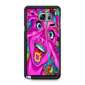 Purple Girl Cover Samsung Galaxy Note 5 Case
