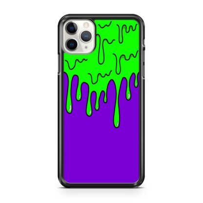 Purple Green Slime Drop iPhone 12 / 12 Pro / 12 Pro Max / 12 Mini Case