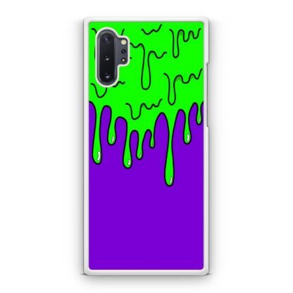 Purple Green Slime Drop Samsung Galaxy Note 10 / Note 10 Plus Case - Image 2