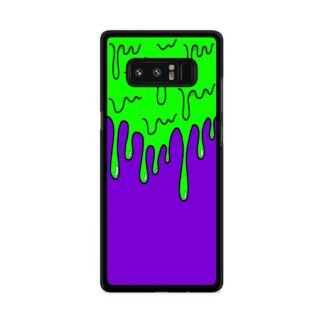 Purple Green Slime Drop Samsung Galaxy Note 8 Case