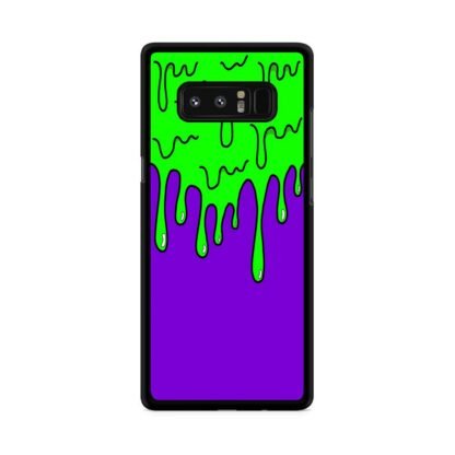 Purple Green Slime Drop Samsung Galaxy Note 8 Case