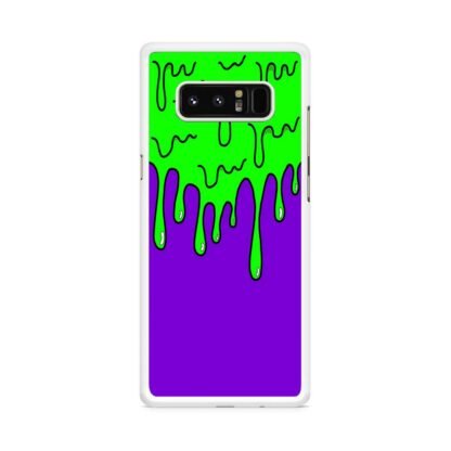 Purple Green Slime Drop Samsung Galaxy Note 8 Case - Image 2