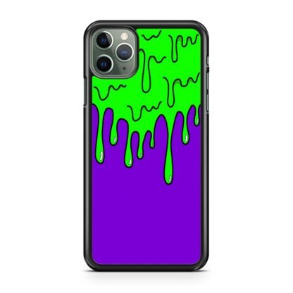 Purple Green Slime Drop iPhone 15 / 15 Plus / 15 Pro / 15 Pro Max Case