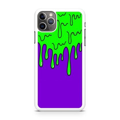 Purple Green Slime Drop iPhone 15 / 15 Plus / 15 Pro / 15 Pro Max Case - Image 2