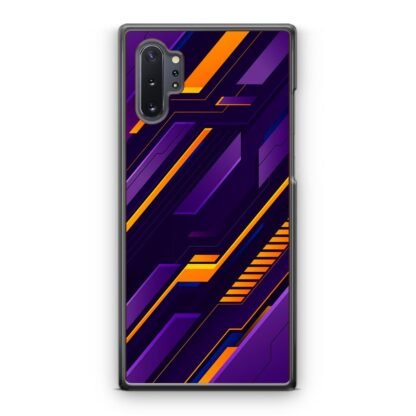 Purple Orange Neon Pattern Samsung Galaxy Note 10 / Note 10 Plus Case