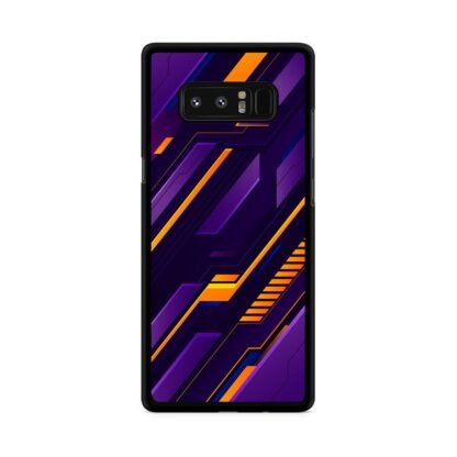 Purple Orange Neon Pattern Samsung Galaxy Note 8 Case