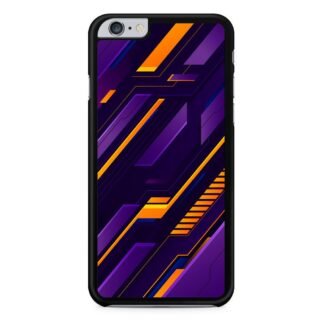 Purple Orange Neon Pattern iPhone 6 / 6S / 6 Plus / 6S Plus Case
