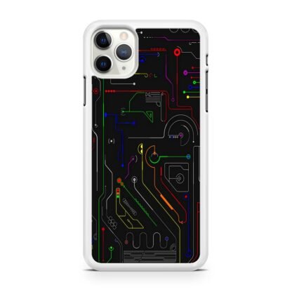 RGB Technology Circuit iPhone 12 / 12 Pro / 12 Pro Max / 12 Mini Case - Image 2