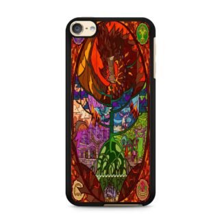 Red Dragon World Tree Mosaic iPod Touch 6 / 7 Case