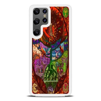 Red Dragon World Tree Mosaic Samsung Galaxy S23 / S23 Plus / S23 Ultra / S23 FE Case - Image 2