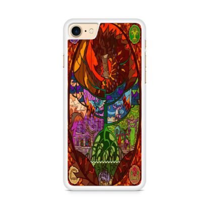 Red Dragon World Tree Mosaic iPhone 7 / 8 / SE 2020 / SE 2022 Case - Image 2
