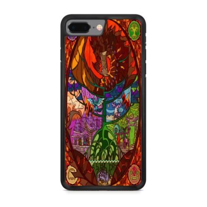Red Dragon World Tree Mosaic iPhone 7 Plus / 8 Plus Case