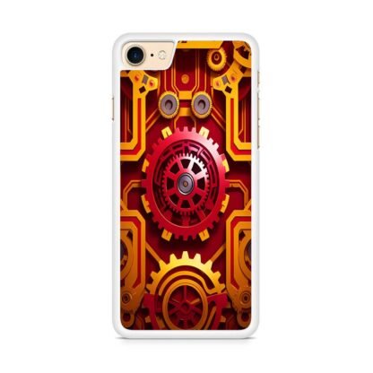 Red Gear Steampunk Core Cover iPhone 7 / 8 / SE 2020 / SE 2022 Case - Image 2