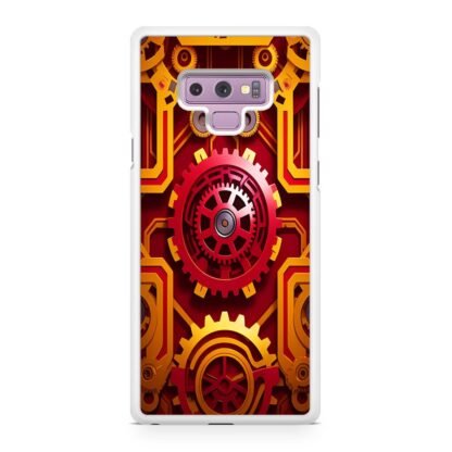 Red Gear Steampunk Core Cover Samsung Galaxy Note 9 Case - Image 2