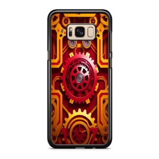 Red Gear Steampunk Core Cover Samsung Galaxy S8 / S8 Plus Case