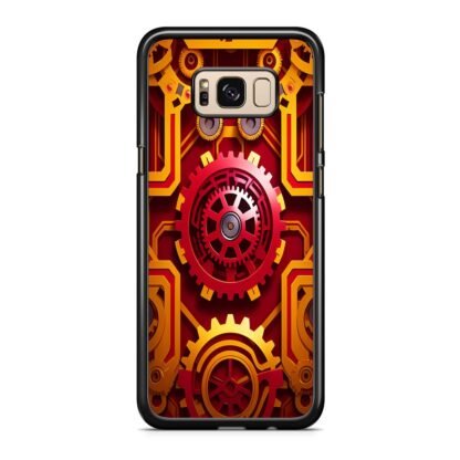 Red Gear Steampunk Core Cover Samsung Galaxy S8 / S8 Plus Case