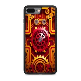 Red Gear Steampunk Core Cover iPhone 7 Plus / 8 Plus Case