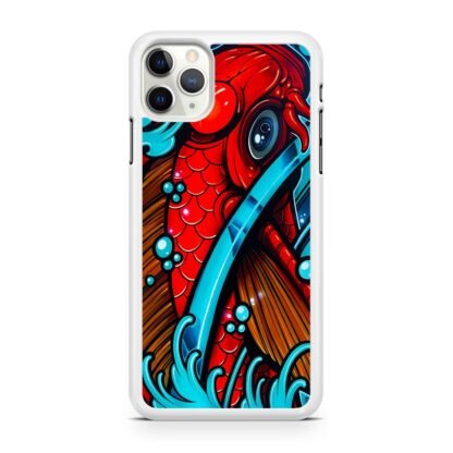 Red Koi Monster iPhone 12 / 12 Pro / 12 Pro Max / 12 Mini Case - Image 2