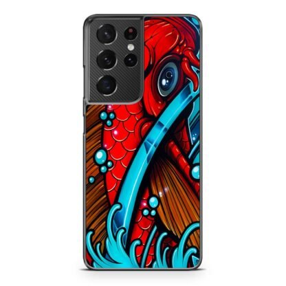 Red Koi Monster Samsung Galaxy S21 / S21 Plus / S21 Ultra / S21 FE Case