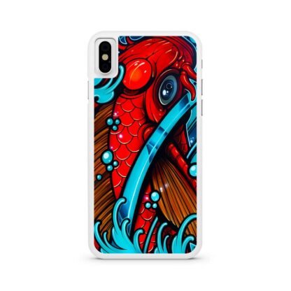 Red Koi Monster iPhone X / XR / XS / XS Max Case - Image 2