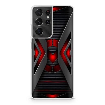 Red Steel Cover Samsung Galaxy S21 / S21 Plus / S21 Ultra / S21 FE Case - Image 2