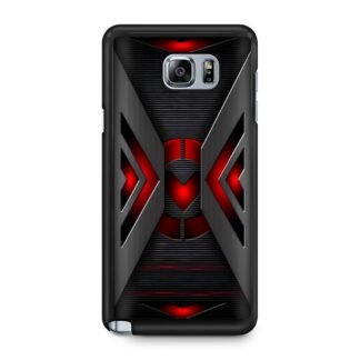 Red Steel Cover Samsung Galaxy Note 5 Case
