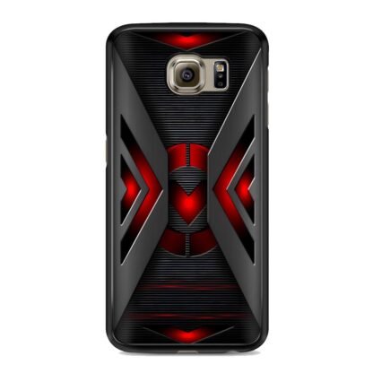 Red Steel Cover Samsung Galaxy S6 / S6 Edge / S6 Edge Plus Case