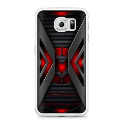 Red Steel Cover Samsung Galaxy S6 / S6 Edge / S6 Edge Plus Case - Image 2
