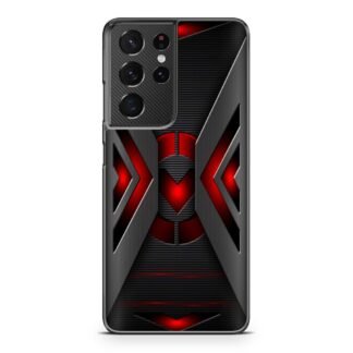 Red Steel Cover Samsung Galaxy S21 / S21 Plus / S21 Ultra / S21 FE Case