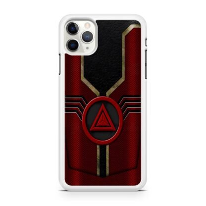 Red Triangle Logo Pattern iPhone 12 / 12 Pro / 12 Pro Max / 12 Mini Case - Image 2