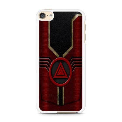 Red Triangle Logo Pattern iPod Touch 6 / 7 Case - Image 2