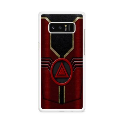 Red Triangle Logo Pattern Samsung Galaxy Note 8 Case - Image 2