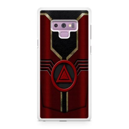 Red Triangle Logo Pattern Samsung Galaxy Note 9 Case - Image 2