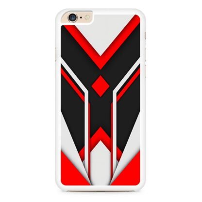 Red White Core Pattern iPhone 6 / 6S / 6 Plus / 6S Plus Case - Image 2