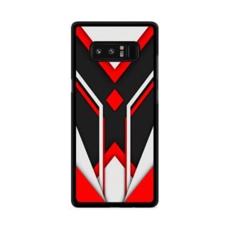 Red White Core Pattern Samsung Galaxy Note 8 Case