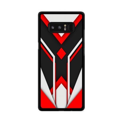 Red White Core Pattern Samsung Galaxy Note 8 Case