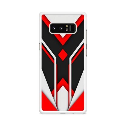 Red White Core Pattern Samsung Galaxy Note 8 Case - Image 2