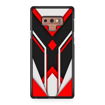 Red White Core Pattern Samsung Galaxy Note 9 Case