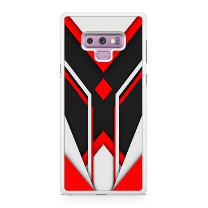 Red White Core Pattern Samsung Galaxy Note 9 Case - Image 2