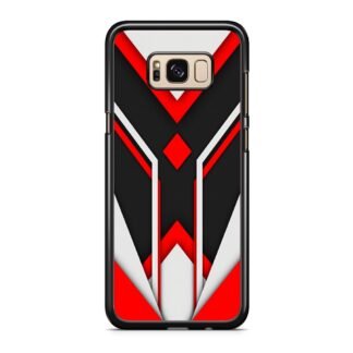 Red White Core Pattern Samsung Galaxy S8 / S8 Plus Case
