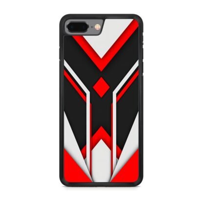Red White Core Pattern iPhone 7 Plus / 8 Plus Case