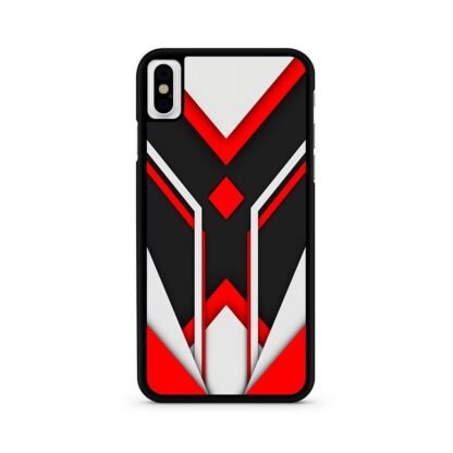 Red White Core Pattern iPhone X / XR / XS / XS Max Case