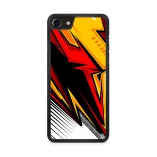 Red Yellow Blitz Pattern iPhone 7 / 8 / SE 2020 / SE 2022 Case